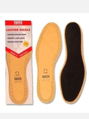 Tacco Men's Leather Insoles Made in Germany Sz 12